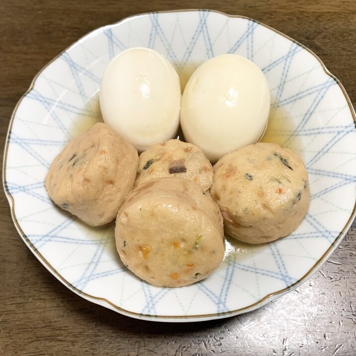 簡単レシピ　和食レシピ　卵とがんもの煮物